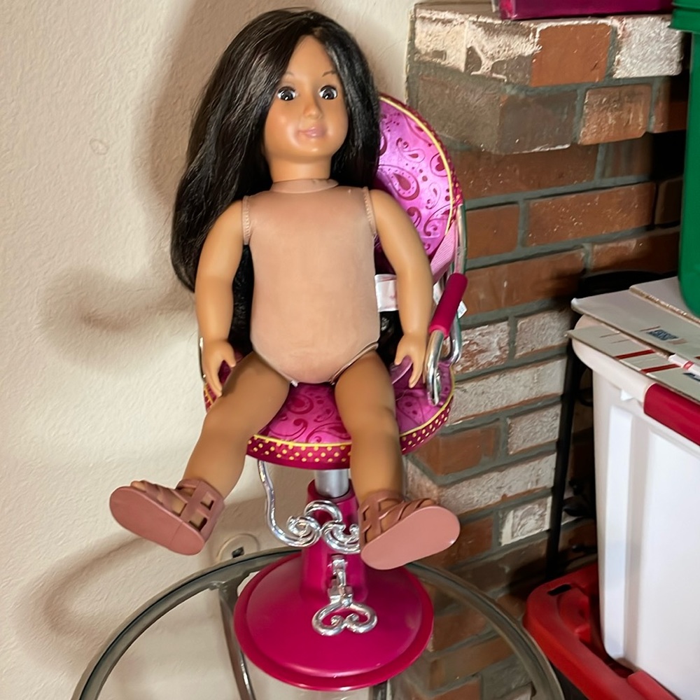 Our Generation doll and salon chair